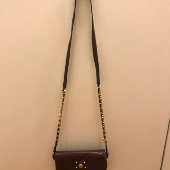 Marc Jacobs XL Leather Burgundy Crossbody - Picture 3 of 4